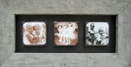 12" X 24" Reclaimed Triple Frame by Sugarboo Designs