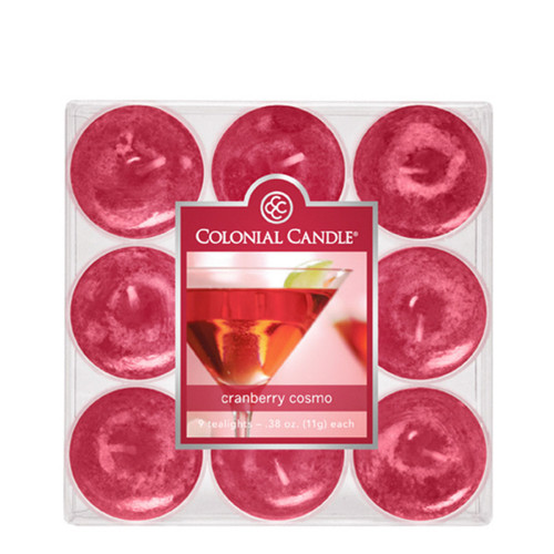 Cranberry Cosmo 9-Pack Tealights Colonial Candle