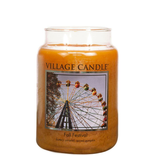Fall Festival 26 oz. Premium Round by Village Candles