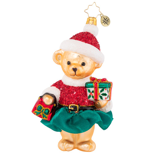 Ready To Celebrate Muffy Ornament by Christopher Radko -