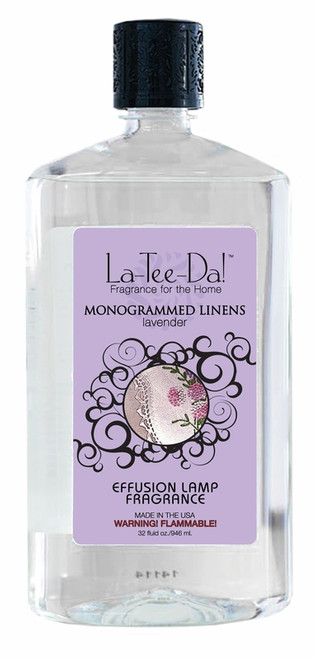 32 oz. Monogrammed Linens La Tee Da Fragrance Oil