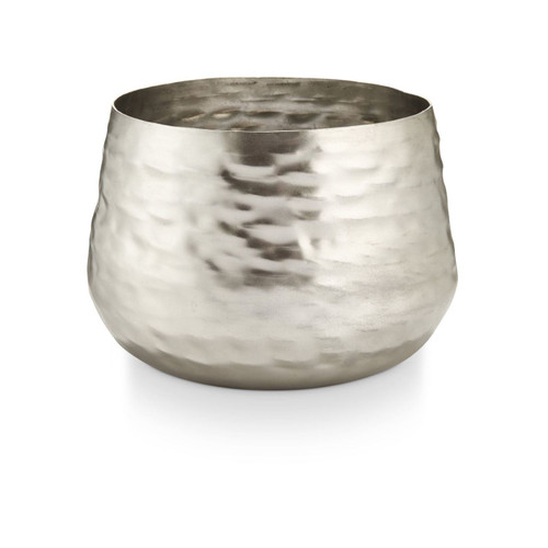 Balsam & Cedar Large Textured Metal Illume Candle