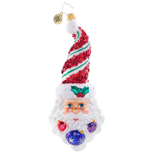 Holiday Beard Trimmings Ornament by Christopher Radko -