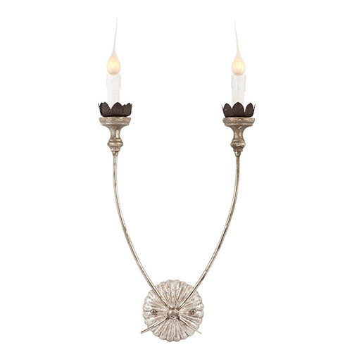 Silver Hasselt Sconce by Aidan Gray