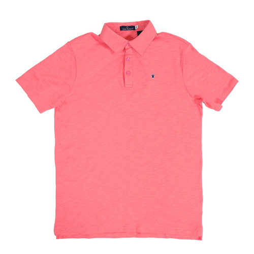 XLarge Coral Jack Ocean Washed Polo by Simply Southern