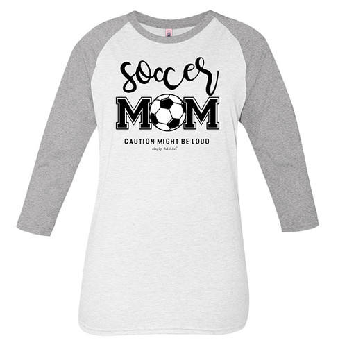 Medium Soccer Mom Simply Faithful Tee by Simply Southern