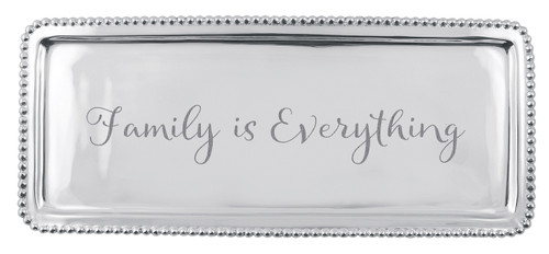 "Family is Everything" Long Tray by Mariposa