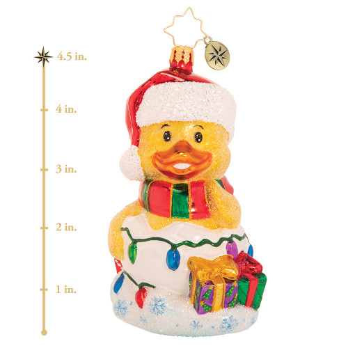 Gone Quackers For Christmas Ornament by Christopher Radko
