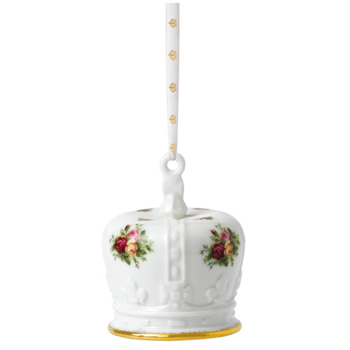 Old Country Roses Crown Holiday Ornament by Royal Albert