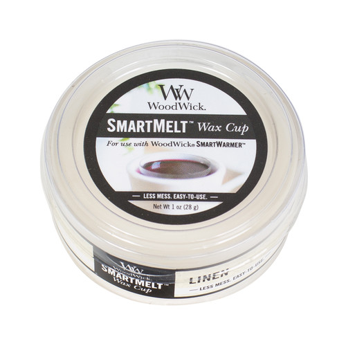 WoodWick Candles Linen Smart Melt Wax Cup