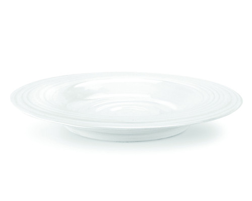 Sophie Conran White Set of 4 Set of 4 Rimmed Soup Platess by Portmeirion