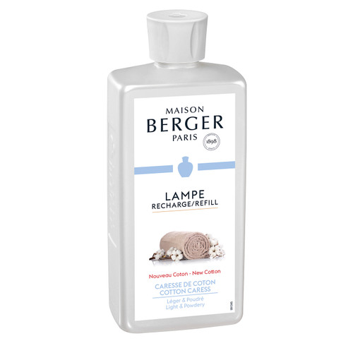 Cotton Caress 500 ml (16.9 oz.) Fragrance Lamp Oil - Lampe Berger by Maison Berger