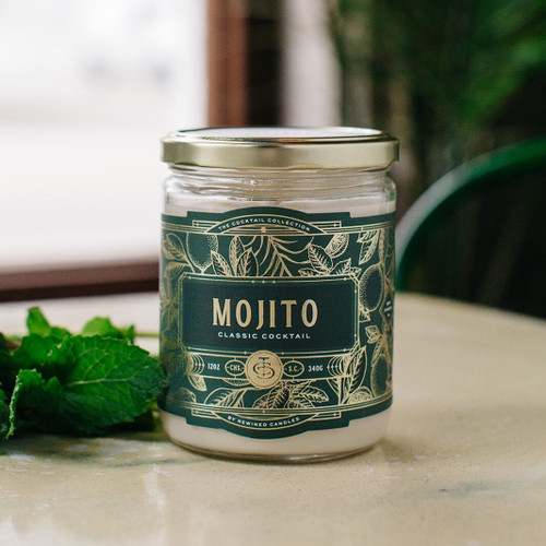 Mojito Cocktail 12 oz. Rewined Candle