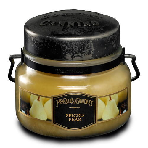 Spiced Pear 8 oz. McCall's Double Wick Classic Jar Candle