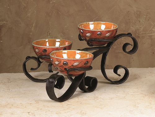 Amalfi Triple Bowl Server by Bella Toscana