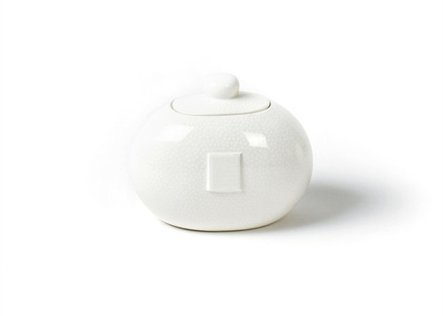 White Small Dot Mini Cookie Jar by Happy Everything!