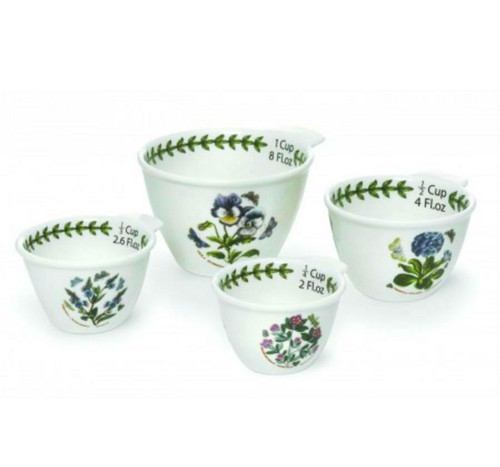 Botanic Garden Set of 4 Measuring Cups (Assorted Motifs) by Portmeirion