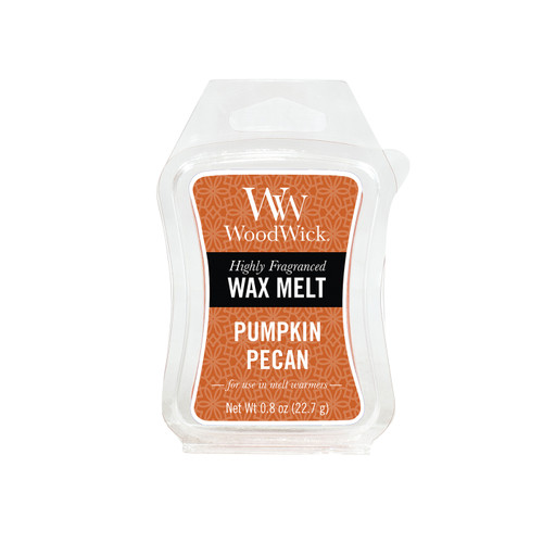 WoodWick Candles Pumpkin Pecan 0.8 oz. Mini Hourglass Wax Melt