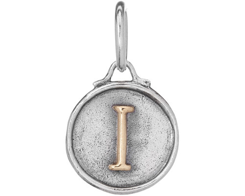 Letter "I" Chancery Insignia Charm by Waxing Poetic