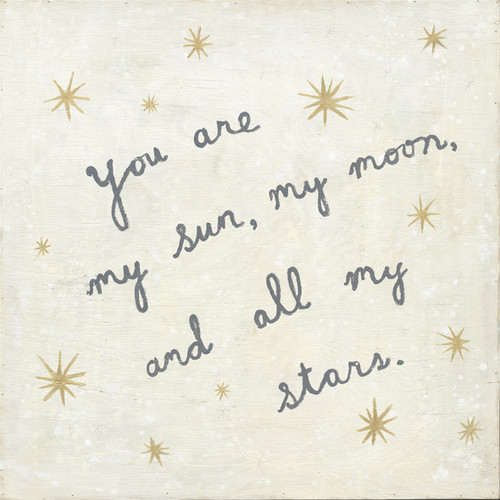 12" x 12" My Sun,  My Moon Small Print by Sugarboo Designs
