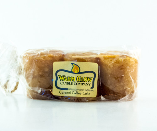 Caramel Coffee Cake  3-pack Votive by Warm Glow Candles