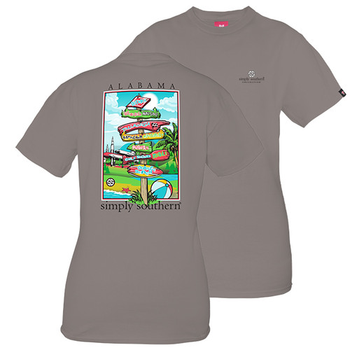 Large Alabama Short Sleeve State Tee by Simply Southern