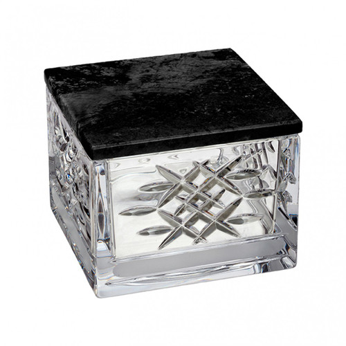 Lismore Revolution Covered Box with Marble Lid by Waterford