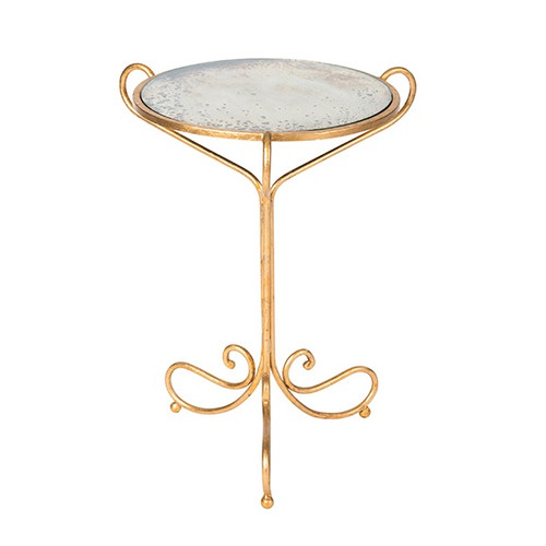 Gold Avista Occasional Table by Aidan Gray