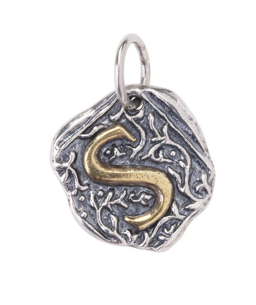 Letter "S" Century Insignia Charm by Waxing Poetic