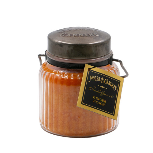 Ginger Peach 18 oz. McCall's Indulgence Jar Candle