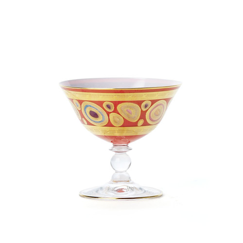 Vietri Regalia Orange Dessert Bowl