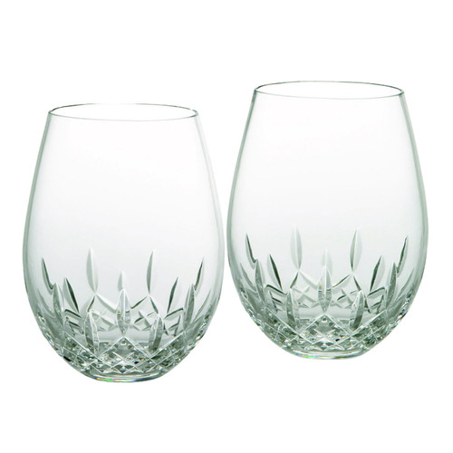 Lismore Nouveau Stemless Deep Red Wine Pair by Waterford