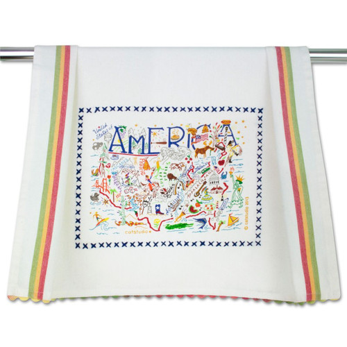 America Dish Towel by Catstudio