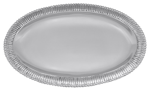 Classic Fanned Oval Platter by Mariposa