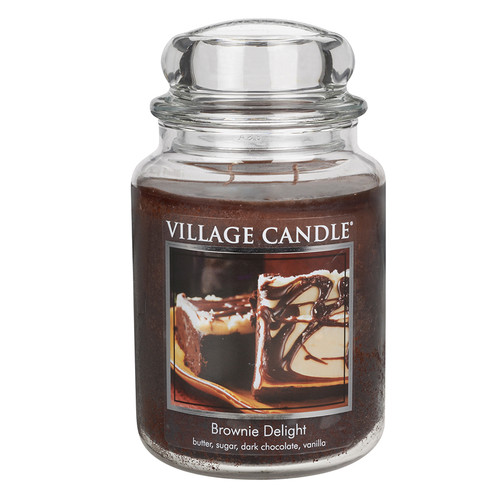 Brownie Delight 26 oz. Premium Round by Village Candles