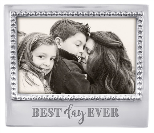"Best Day Ever" Beaded 4x6 Frame by Mariposa