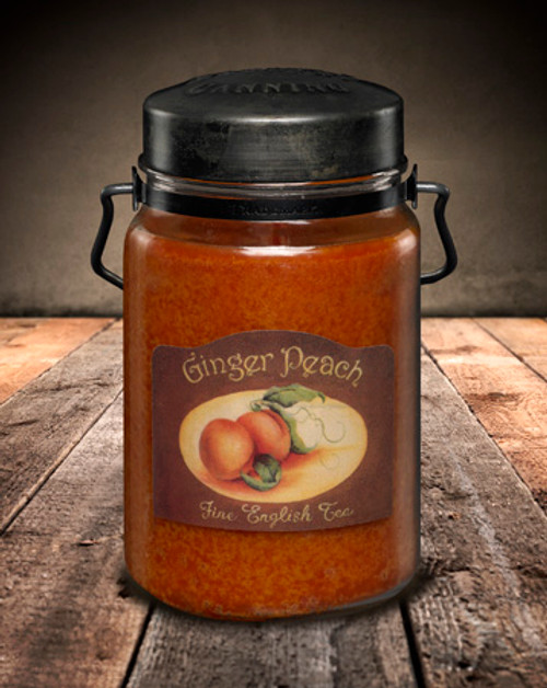Ginger Peach 26 oz. McCall's Classic Jar Candle