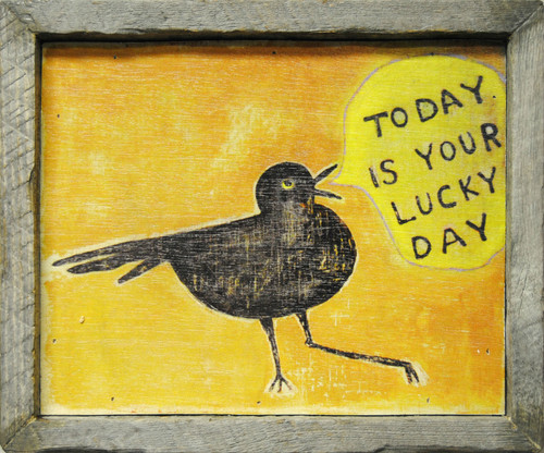 22" x 18" Today Is Your Lucky Day Art Print by Sugarboo Designs