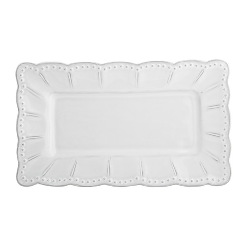 Bella Bianca Small Rectangular Platter - Arte Italica