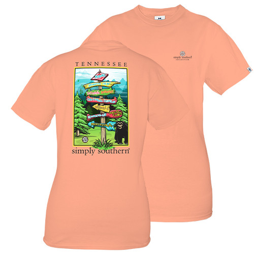 Large Tennessee Short Sleeve State Tee by Simply Southern