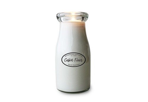Cabin Fever 8 oz. Milkbottle by Milkhouse Candle Creamery