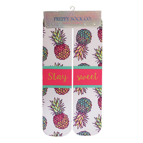 Sweet Pineapples Socks by Simply Southern