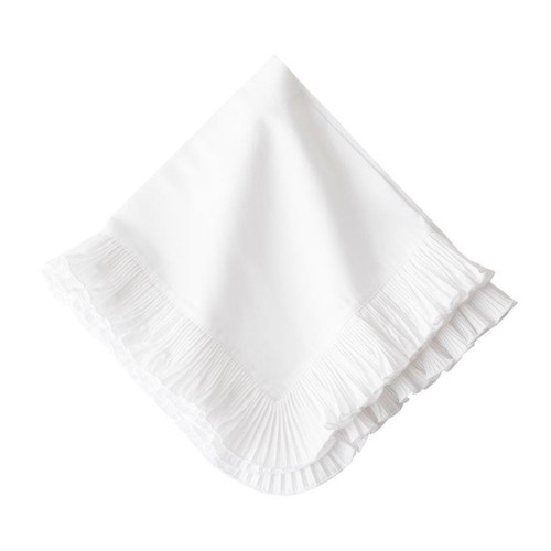 Mademoiselle White Napkin by Juliska