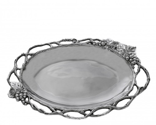PRE-ORDER - Grapevine Oval Tray by Arthur Court