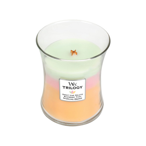 WoodWick Candles Summer Sweets Trilogy 10 oz. Jar Candle