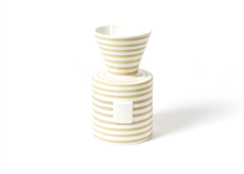 Neutral Stripe Mini Vase by Happy Everything!