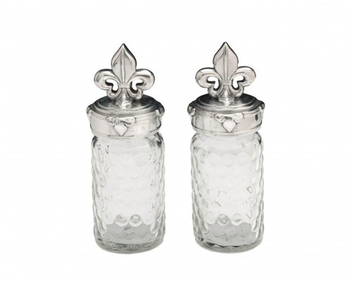 Fleur de Lis Salt & Pepper Set by Arthur Court