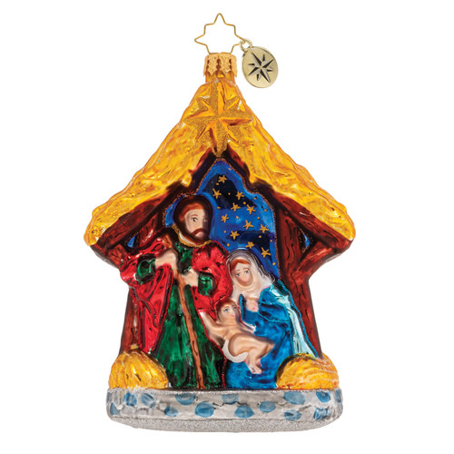 Asleep In The Manger! Ornament by Christopher Radko