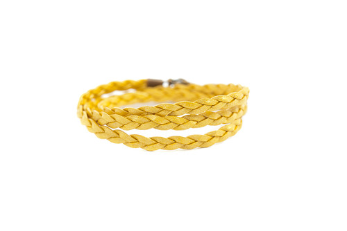 Goldenrod Braided Wrap - Lenny & Eva