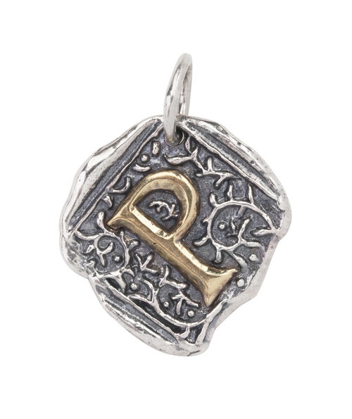 Letter "P" Century Insignia Charm by Waxing Poetic